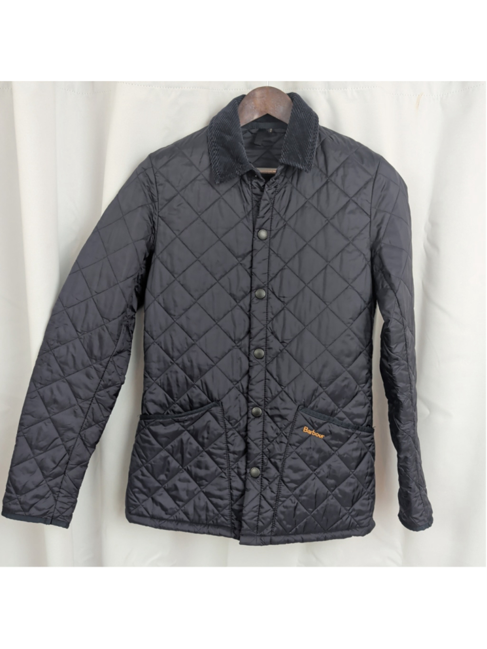 Barbour Heritage Liddesdale Quilted Black Jacket XXS
